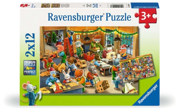 Ravensburger Christmas Toy Factory, 12 Pc(S), Christmas, 3 Yr(S)