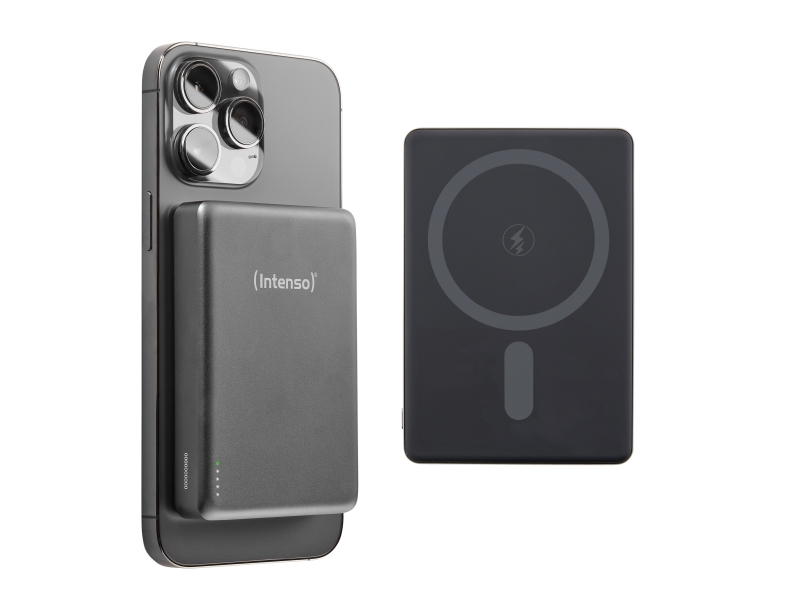 Intenso Mw10000 Magnetic Power Bank 10000 Mah – Magsafe Compatible, 15W Wireless Charging, 20W Usb-C Pd, For Iphone & Android – Tested In Germany – G