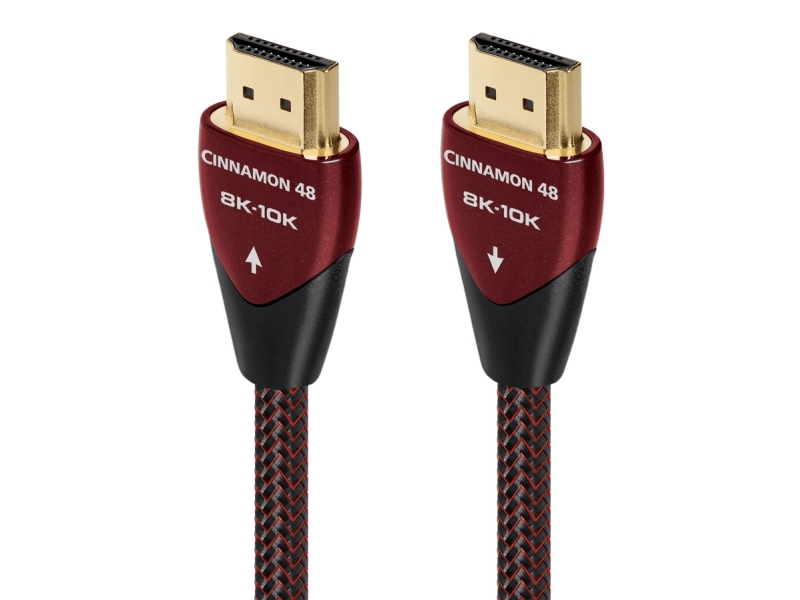 AudioQuest Cinnamon 48, 1 m, HDMI Type A (Standard), 3 x HDMI Type A (Standard), Sort, Kanelfarge