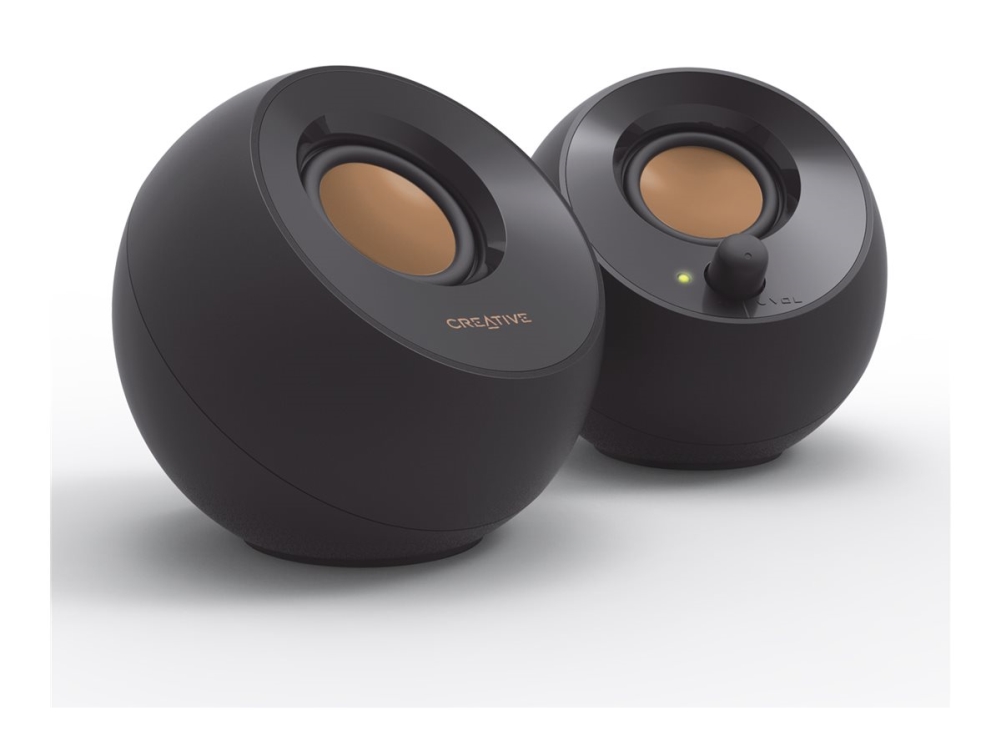 Creative Pebble - Højttalere - Til Pc - 4.4 Watt (Total) - Sort