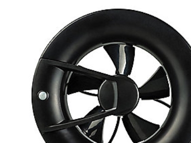 Duka Ventilator S8 Black - Rund Ø193 Mm I Sort