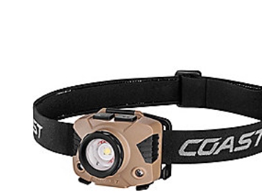 Coast pannlampa 700 lumen - FLX7, rödgrönt ljus, batteriindikator (inkl. 3xAAA-batteri) | Belysning - Annan belysning - Pannlampor | GameStuff