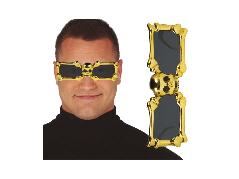 Skelett-Brille