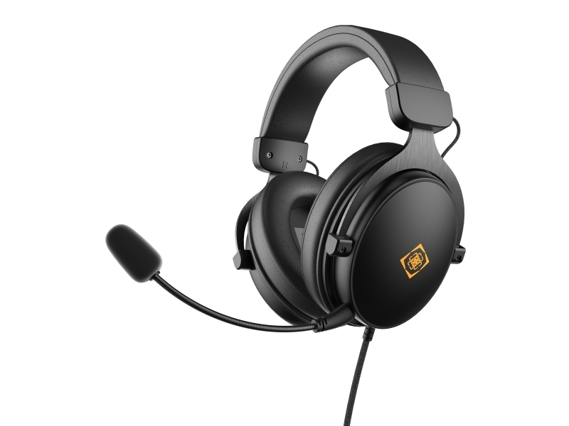 Dh320 Wired Gaming Headset, Protein Leather,3.5Mm Connection