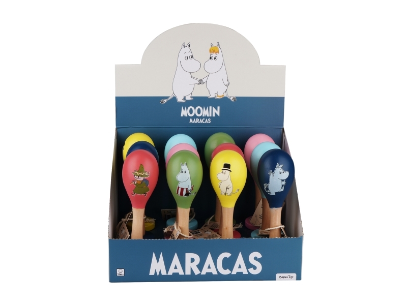 Mumi Maracas Display - 12 Stk Maracas |