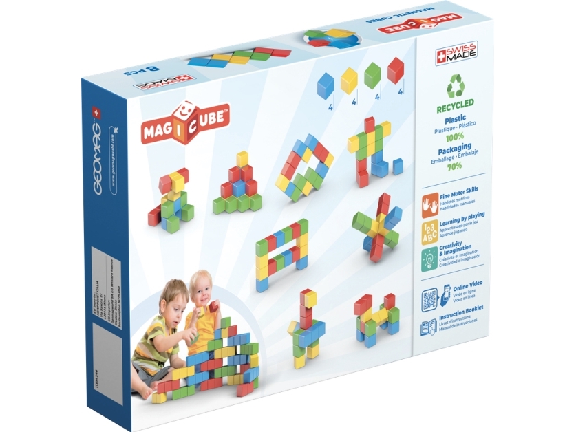 Geomag MagiCube GM246, 1 År, 64 styck, Plast | Andra leksaksmärken - F-M - Geomag | GameStuff