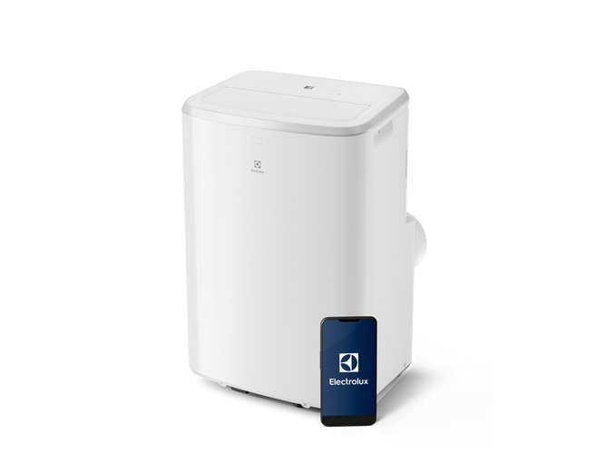 Electrolux Exp26u339cw, Einteilige Mobile Klimaanlage, Kühlung, Entfeuchter, Ventilator, 9000 Btu/H, 2600 W, 64 Db, R290