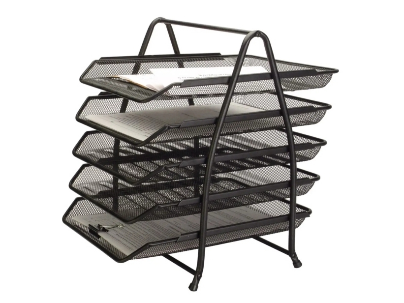 Q-CONNECT KF18474, Svart, A4, 350 x 275 x 375 mm, 1 styck | Arkivering - Letter orders - Brevkorg | GameStuff