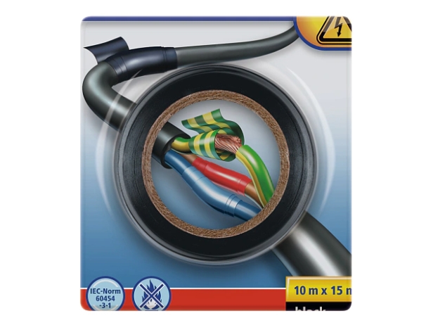 tesa isoleringstejp 10m 15mm svart blister | Kontorsmaterial - Tejp & dispensrar - Kontors tejp | GameStuff