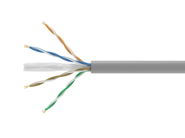 Equip 404537, 305 m, Cat6, U/UTP (UTP), Grå | Datakablar | GameStuff