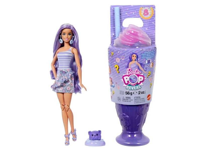 Barbie Pop Reveal Treat Series Doll &Amp Accessories Set, Donut Dreams Fashion Doll &Amp Pet