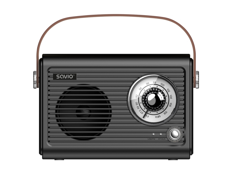 Savio Rs-01, Bærbar, Analog, Fm, 87,5 - 108 Mhz, 3 W, 100 - 18 Hz