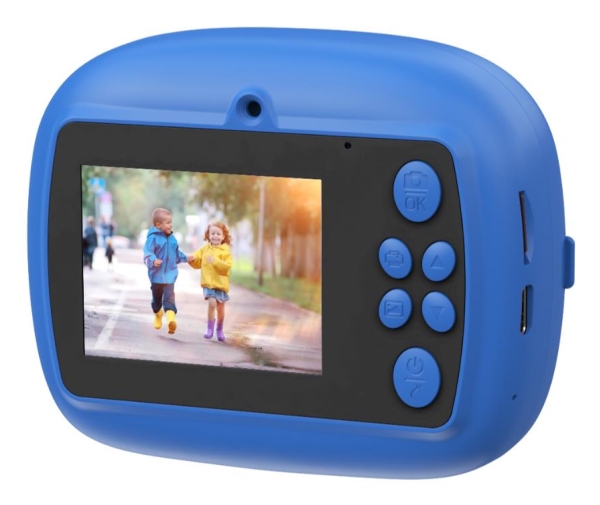Celly KIDSCAMPRINT, Blå, USB Type-C, 1300 mAh, 2,5 h, 150 g, USB Type-C | Foto och video - Analog kamera - Instantkamera | GameStuff