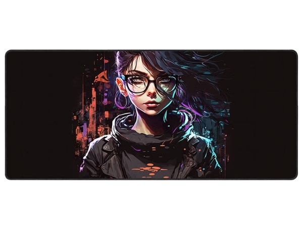 Sharkoon Skiller Sgp50 D2 Xl, Multicolour, Image, Non-Slip Base, Gaming Mouse Pad
