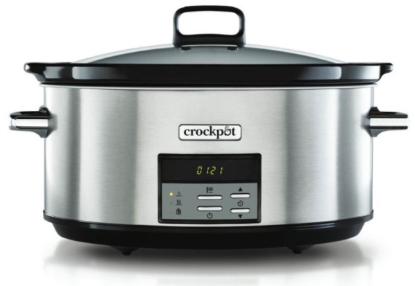 Crock-Pot CSC063X, 7,5 l, Svart, Rostfritt stål, Knappar, Röra, 10 personer, 20 h, Glas | Köksutrustning - Grytor & pannor - Grytor | GameStuff