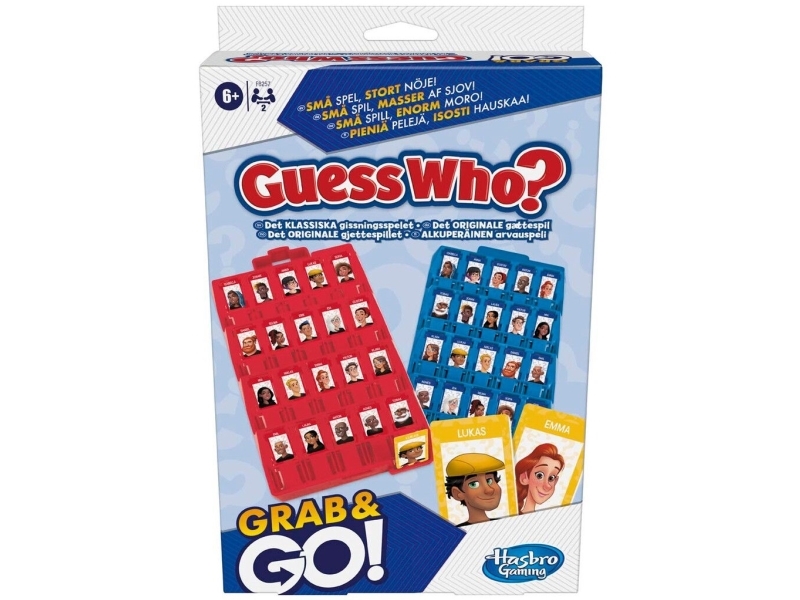 Guess Who? Hvem Er Hvem - Grab & Go - Spil - Hasbro F8257