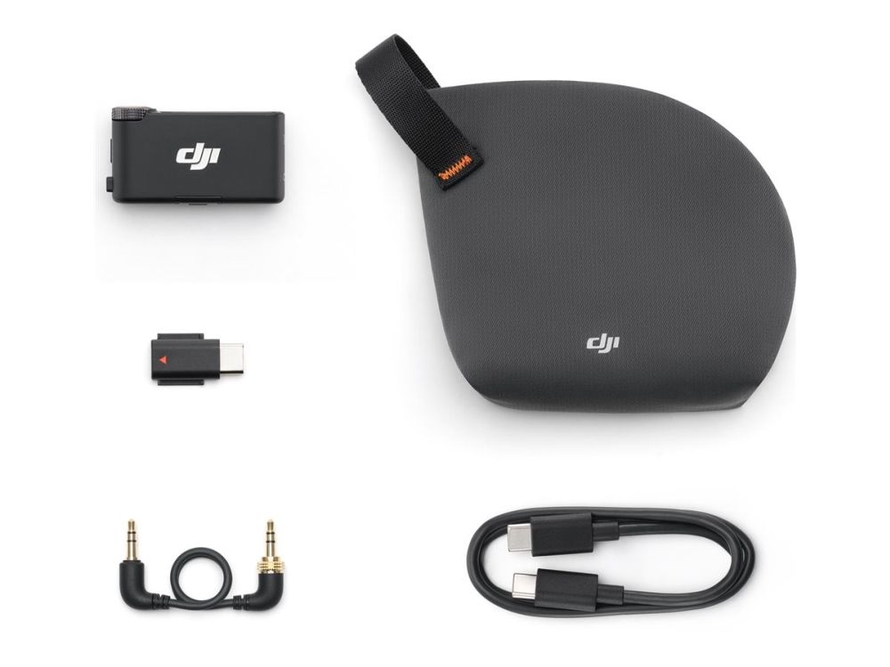 DJI - Trådløs audio modtager for trådløs mikrofon - for DJI Mic 3