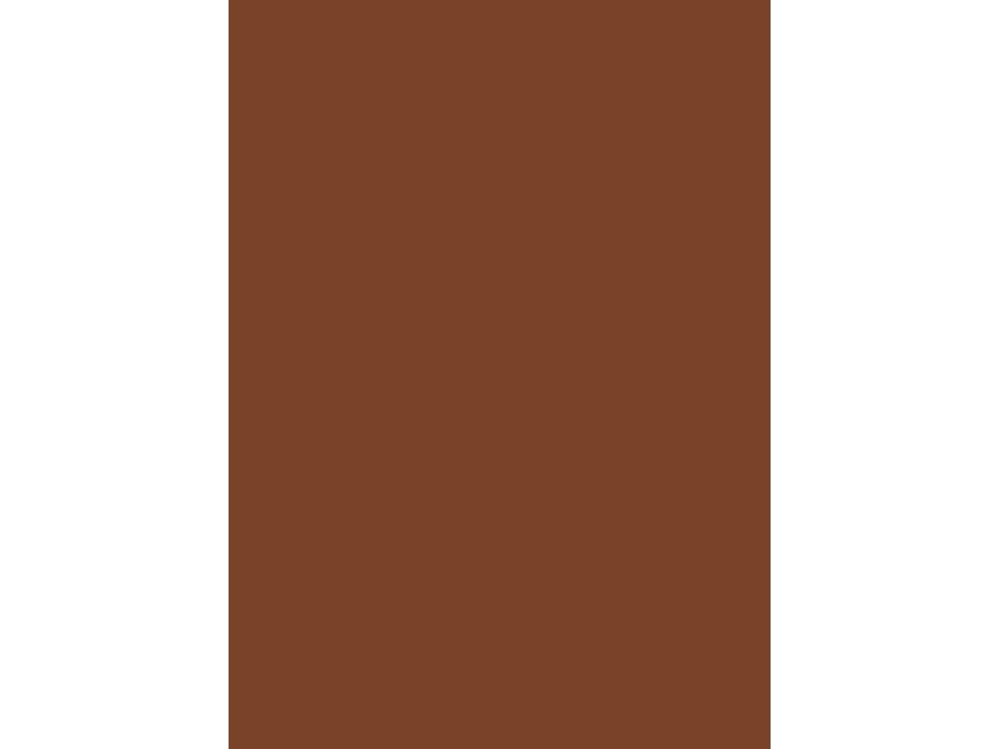 Folia Kartong 50X70cm 220G 10 Ark Chokladebrun - (10 Stk.)