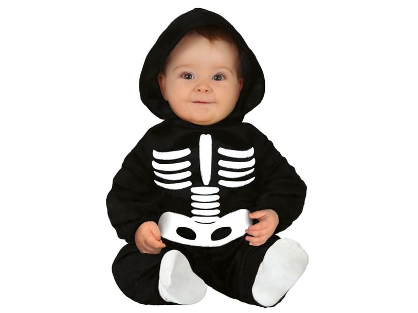 Skelett Babykostüm