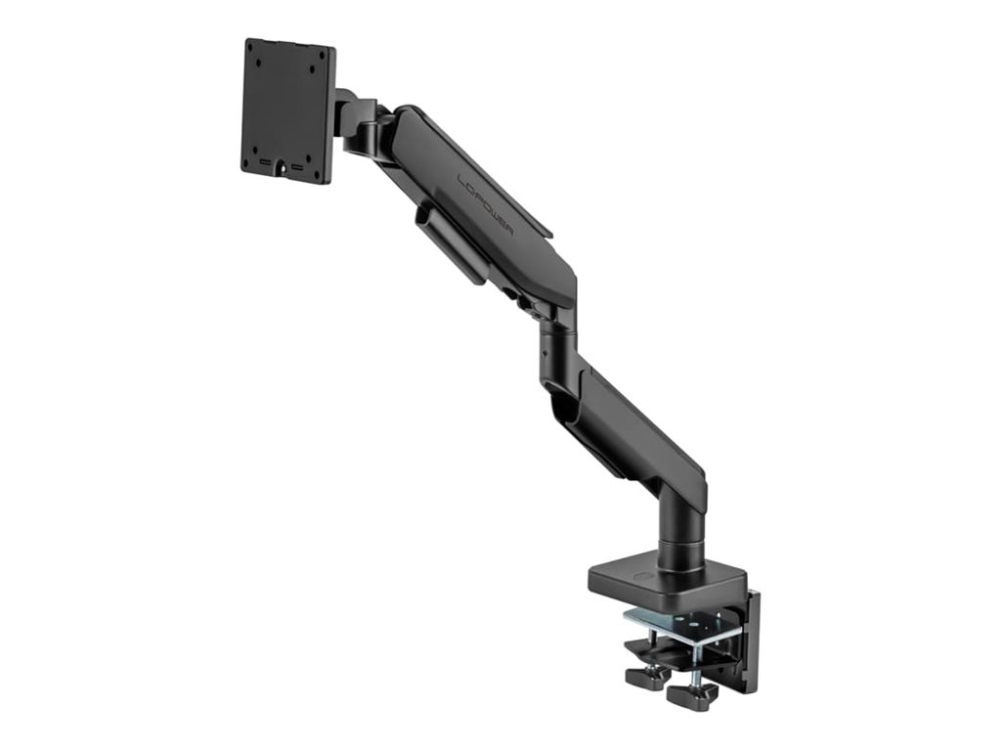 Lc Power Lc-Eq-A49b - Monteringssæt (Monitorarm) - For Fladt Panel - Metal, Plastik - Sort - Skærmstørrelse: 17"-49"