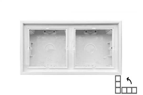 Liregus Frame Pmd-002.M/Wm 2Pl Modern Hvid