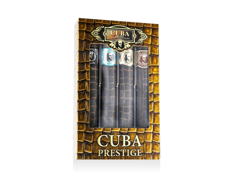 Bundle Cuba Gold Edt 35Ml + Black Edt 35Ml + Prestige Platinum Edt 35Ml + Prestige Legacy Edt 35Ml
