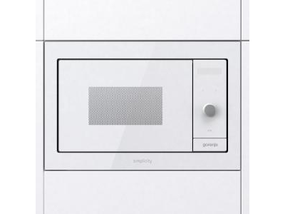 Gorenje BM235G1SYW, Indbygget, Kombination mikroovn, 23 L, 900 W, Indbygget skærm, Dreje, Berøring