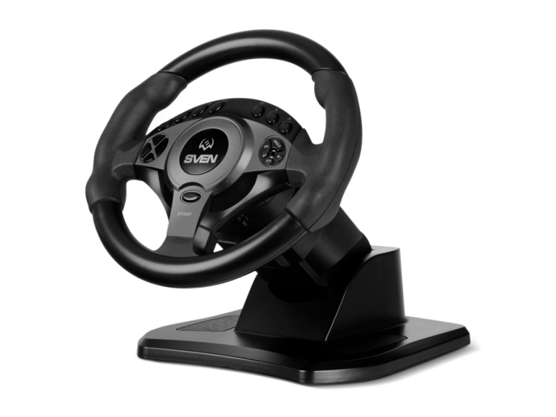 Sven Gc-W750, Steering Wheel + Pedals + Shifter, Android, Nintendo Switch, Playstation 4, Playstation 3, Xbox 360, Xbox One S, Xbox One X, 900°, Ledn