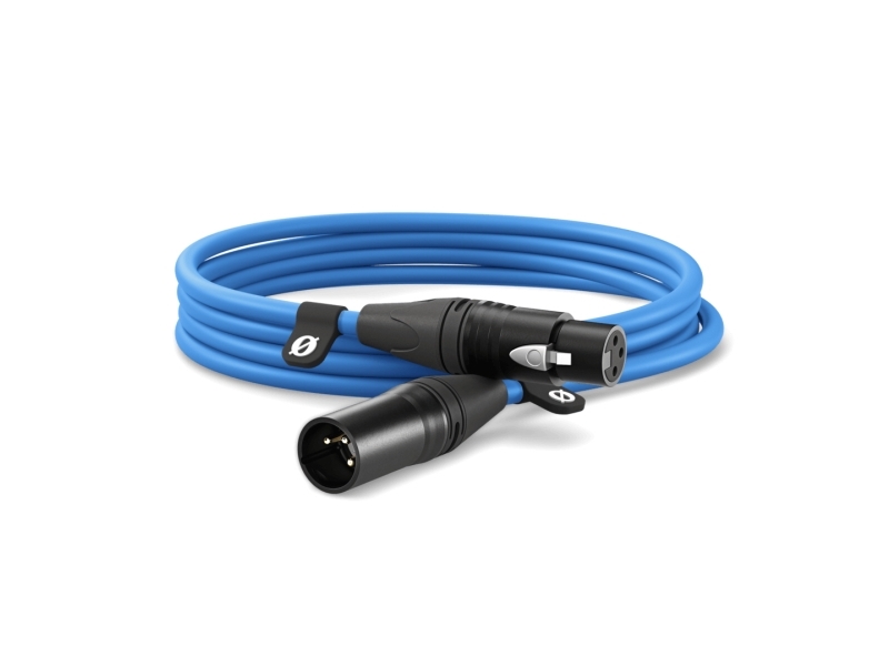 RØDE XLR3M-B audio cable 3 m XLR Blue | TV, Ljud & Bild - Musikstudio - Kablar & Kontakter | GameStuff