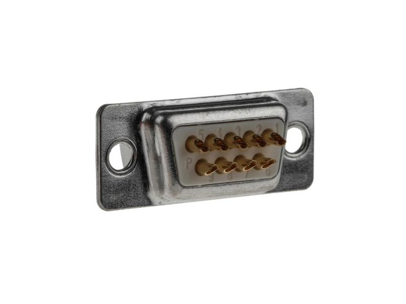 Harting 09 67 009 5615, D-Sub 1, Grå, Metallic, Polybutylenterephthalat (PBT), Stål, Termoplastisk harpiks, Kobberlegering, 10 mO, 1000 V | Verktyg & Verkstad - Infästning - Lim | GameStuff