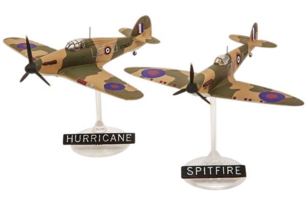 Starter Kit Spitfire Mk.Ia &Amp Hurricane Mk.I 1:144