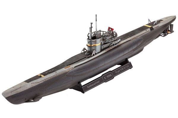 Revell Starter Kit tysk ubåt Type VII C/41 | Hobby - Modellbygge - Plast Byggmodeller - Starter set | GameStuff