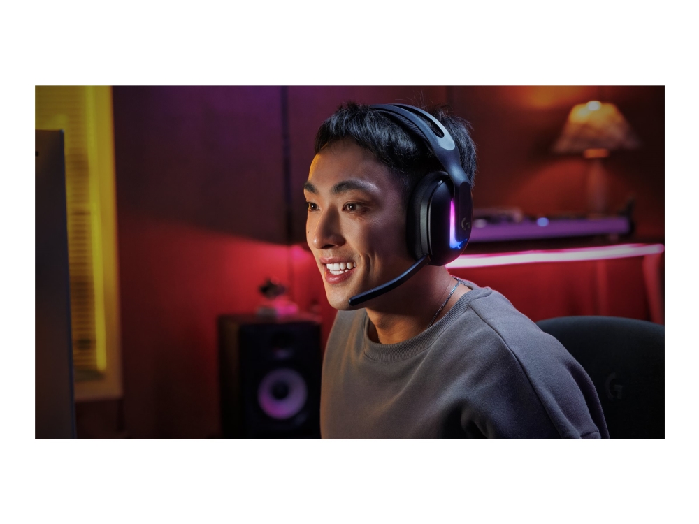 Logitech G G522 - Headset - fuld størrelse - Bluetooth / LIGHTSPEED - trådløs, kablet - USB-A, USB-C - sort
