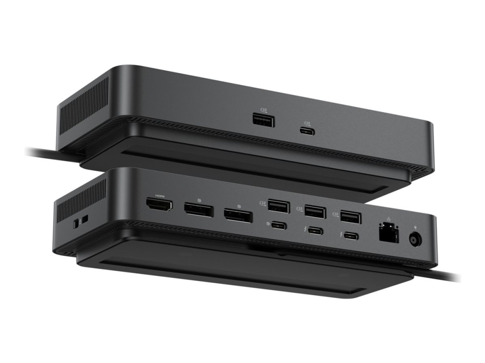 Dell Pro Thunderbolt 5 Smart Dock SD25TB5 - Dockningsstation - Thunderbolt 5 - HDMI, 2 x DP, USB-C, 2 x Thunderbolt 5 - 1GbE, 2.5GbE - 330 Watt - BTO - med 3 års grundläggande maskinvaruservice med avancerat byte efter fjärrdiagnos | Datorer & Surfplattor - Bärbara tillbehör - Port Replicator och dockning | GameStuff