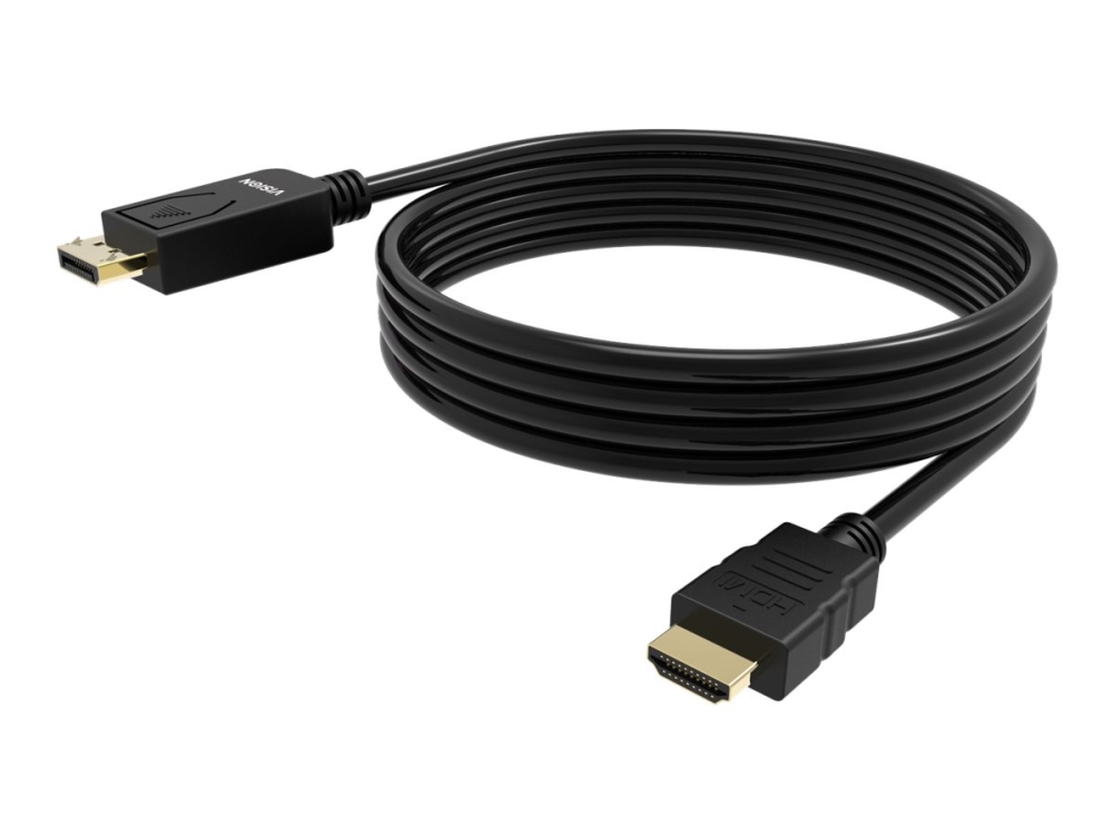 Vision - Adapterkabel - Displayport Han Til Hdmi Han - 2 M - Sort - 8K60 Hz Support