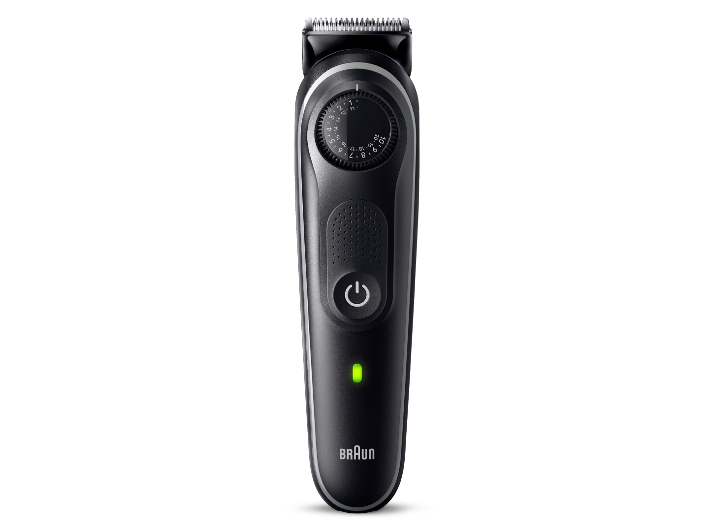 Braun Beardtrimmer 5 80708197, Vaskbar, Batteri, Sort
