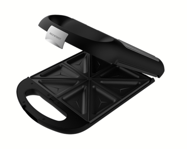 Cecotec Sandwich Maker | Rock'nToast Family 3in1 | 1500 W | Antal plader 3 | Sort