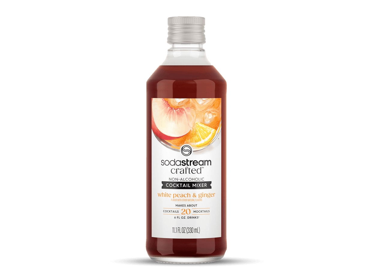 SodaStream 1025402440, Hiilihapotettu siirappi, Inkivääri, Persikka, 330 ml, 1 kpl, 63,5 mm, 63,5 mm, 63,5 mm