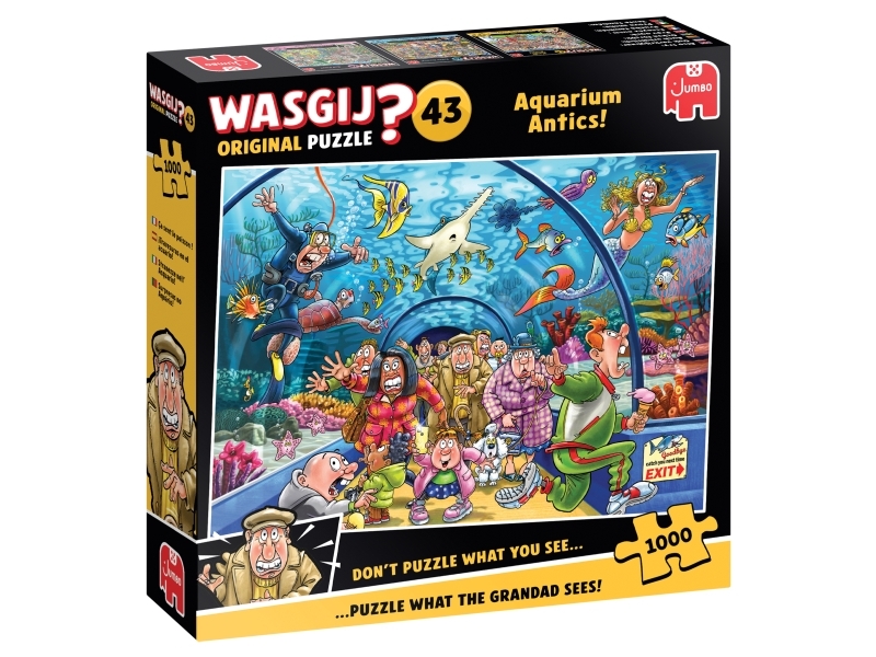 Wasgij Original 43 Aquarium Antics, Puzzle, 1000 Pieces