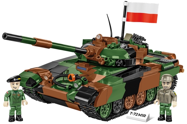 COBI 2624 Försvarsmakten T-72M1R stridsvagn (PL/UA) 724 tegelstenar | Leksaker - Konstruktions leksaker - Plastik konstruktion | GameStuff