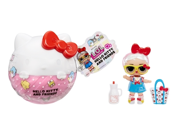 L.O.L. Surprise! Loves Hello Kitty & Friends Tots Core Characters Asst In Pdq, Minidukke, Pige, 4 År, Flerfarvet