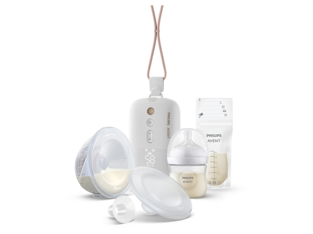 Philips AVENT Hands-free SCF543/11 Elektrisk enkeltbrystpumpe, Elektronisk, Hvid