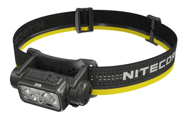 Nitecore Nu40, Hovedbånd Lommelygte, Sort, Aluminium, Polykarbonat (Pc), Knapper, 2 M, 2 M
