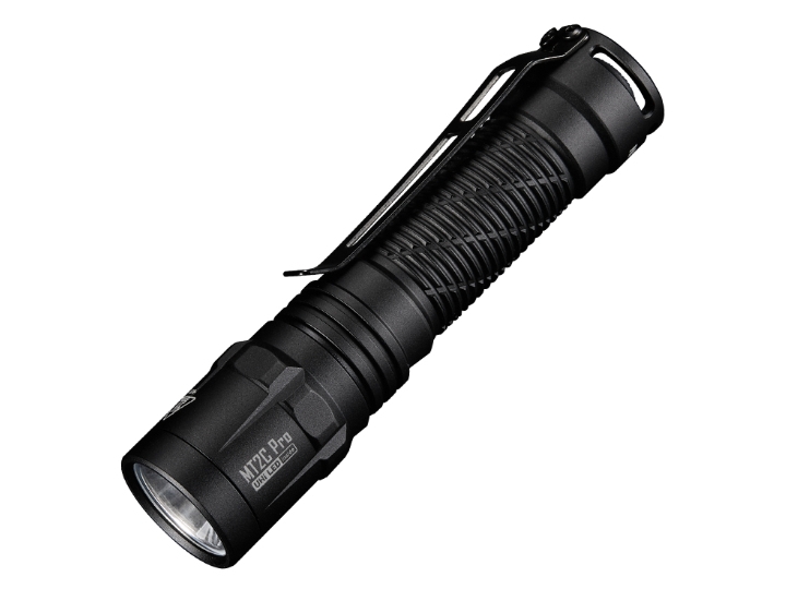 Nitecore MT2C Pro, Hånd lommelygte, Sort, Aluminium, Knapper, 2 m, 2 m