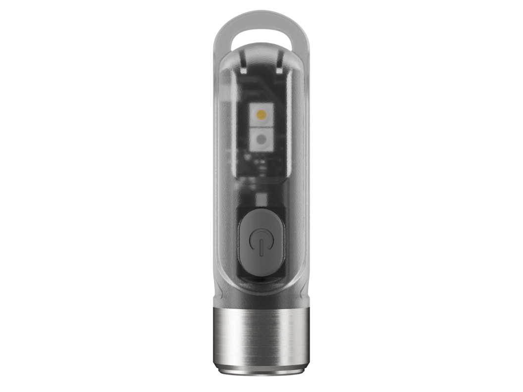 Nitecore Tiki Gitd, Nøglering Med Lommelygte, Grå, Polykarbonat (Pc), Rustfrit Stål, Knapper, 1 M, Ip66