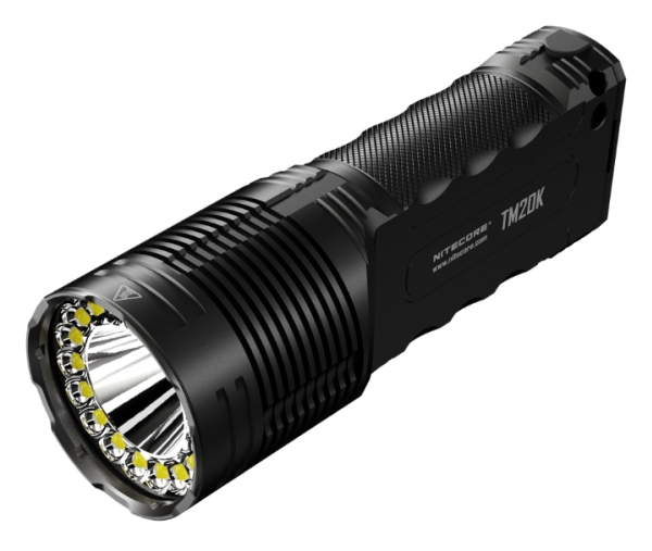 Nitecore TM20K, Taktisk ficklampa, Svart, Aluminium, Knappar, 2 m, 1 m | Belysning - Annan belysning - Ficklampa | GameStuff