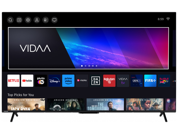 Toshiba 50Qv2463dg Qled 50'' 4K Ultra Hd Vidaa Tv