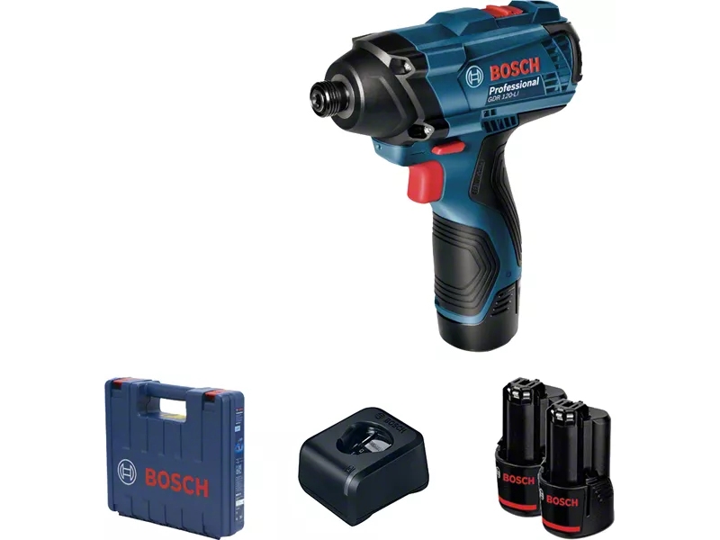 Bosch 0 601 9F0 001, Mutterdragare, Svart, Blå, 1/4, 2600 RPM, 100 nm, 1300 RPM
