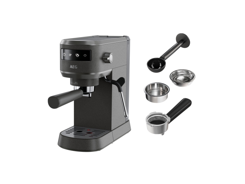 Aeg Ec6-1-6Bst, Espressomaschine, 1 L, 1450 W, Schwarz