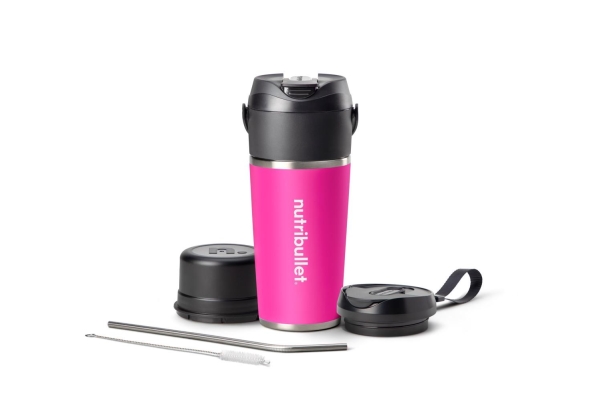 NutriBullet NBP 016MA, 0,59 l, Svart, Rosa | Köksapparater - Köksmaskiner - Blender | GameStuff